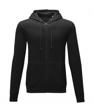 Textiles mode - Sweat à capuche zippé Theron pour homme | PRINTECOM