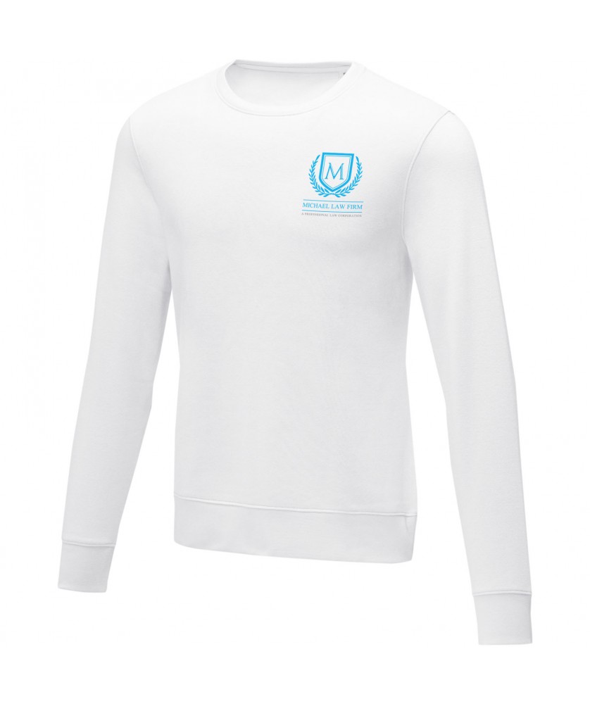 Textiles mode - Pull ras de cou Zenon pour homme | PRINTECOM