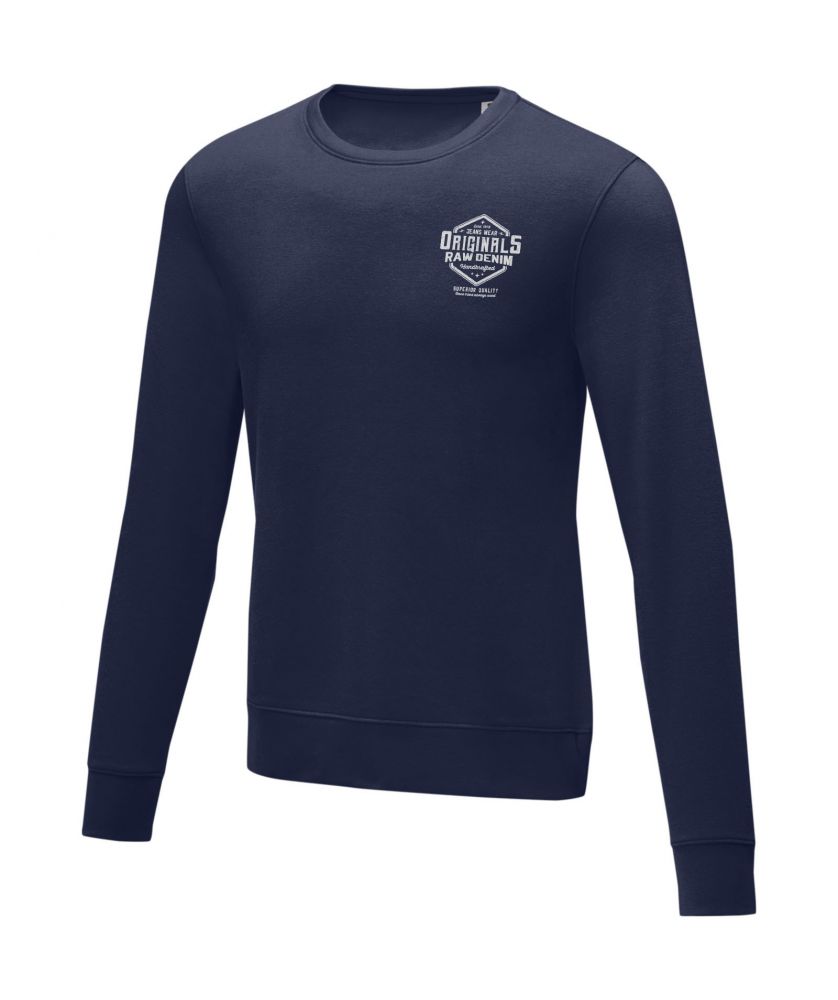 Pull homme personnalisé col rond 240 g Zenon Textiles mode publicitaire