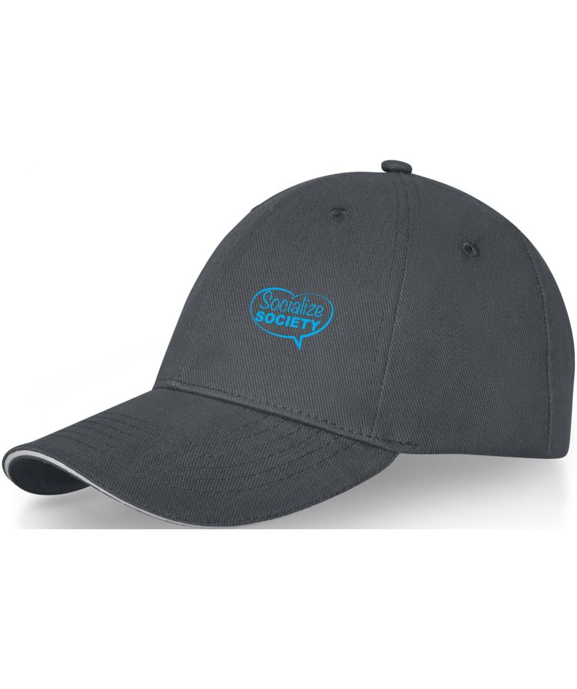 Casquette sandwich personnalisée 6 panneaux Darton Casquettes et Bonnets publicitaire