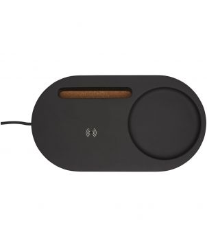 Organiseur de bureau et chargeur sans fil 5 W personnalisé Klip Chargeurs et Batteries publicitaire