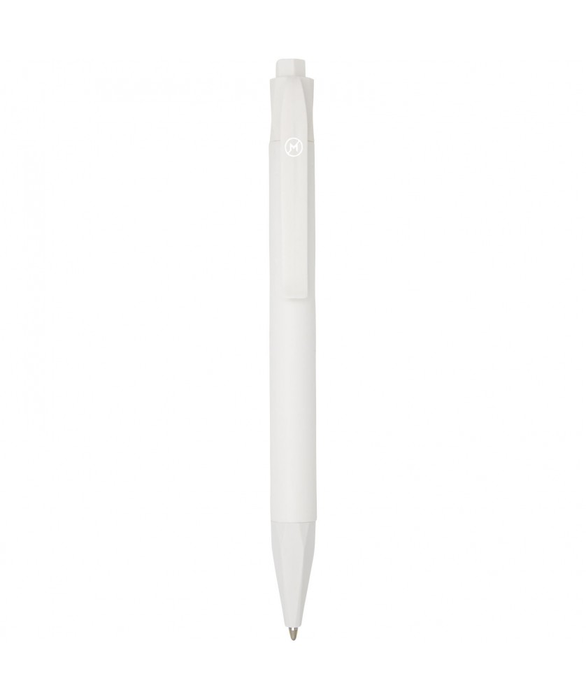 Stylo bille en plastique de maïs personnalisé Terra (encre bleue) Stylos publicitaire
