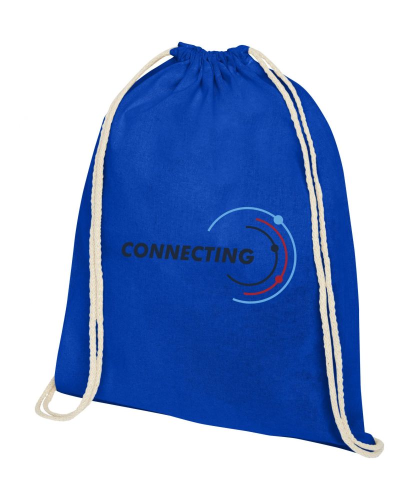 Sac à cordon coton personnalisé 140 g 5 L Oregon Sacs à dos publicitaire