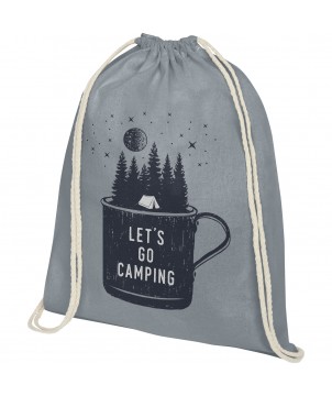 Sacs à dos - Sac à dos Oregon en coton de 140 g/m² avec cordon de serrage 5L | PRINTECOM