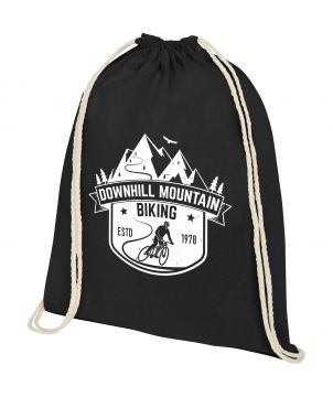 Sac à cordon coton personnalisé 140 g 5 L Oregon Sacs à dos publicitaire
