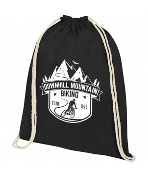 Sacs à dos - Sac à dos Oregon en coton de 140 g/m² avec cordon de serrage 5L | PRINTECOM