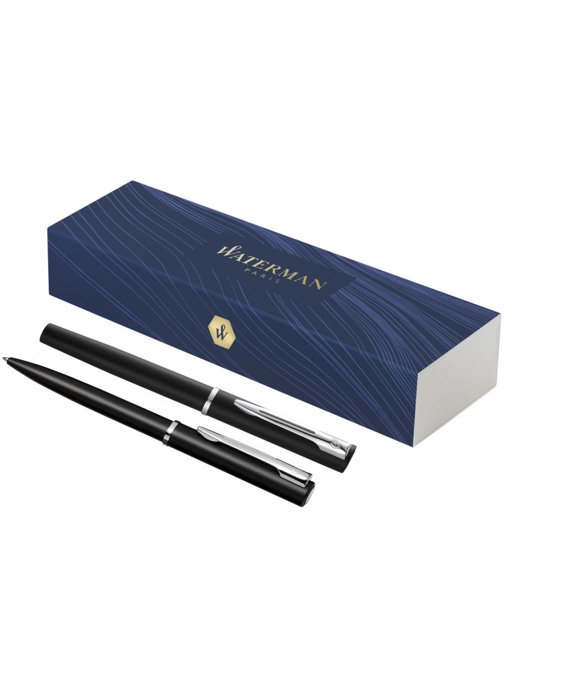 Parure stylo bille et roller Waterman Allure personnalisée Stylos publicitaire