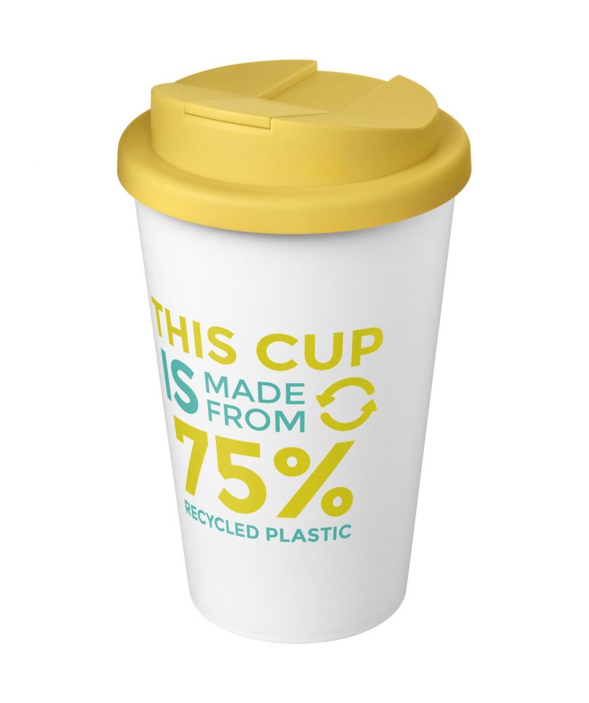 Gobelet isotherme personnalisé recyclé anti-déversement 350 ml Americano® Eco Gobelets et mugs publicitaire