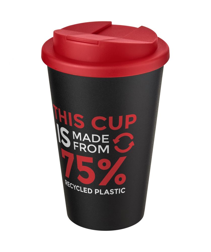 Gobelet isotherme personnalisé recyclé anti-déversement 350 ml Americano® Eco Gobelets et mugs publicitaire