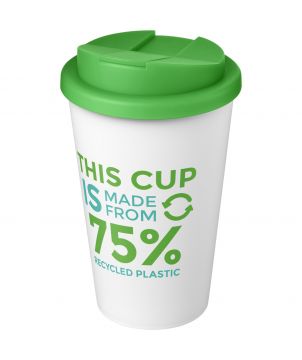 Gobelet isotherme personnalisé recyclé anti-déversement 350 ml Americano® Eco Gobelets et mugs publicitaire