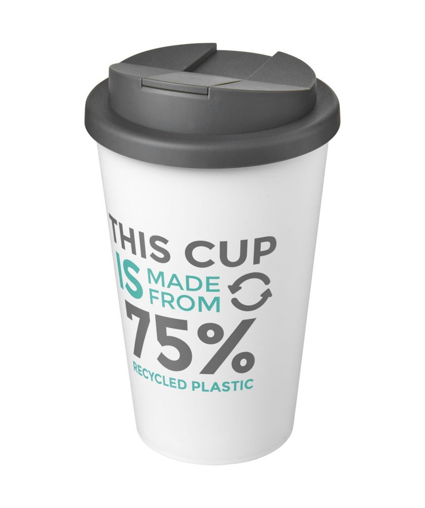Gobelet isotherme personnalisé recyclé anti-déversement 350 ml Americano® Eco Gobelets et mugs publicitaire