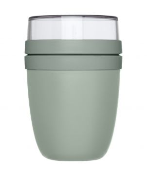Bocal repas 2 compartiments 500+200 ml personnalisé Ellipse Vaisselle publicitaire
