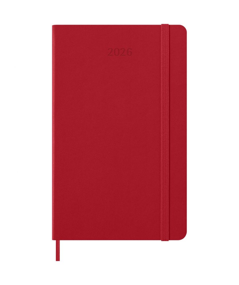 Agenda hebdomadaire L 12 mois 2026 à couverture rigide Moleskine Carnets publicitaire