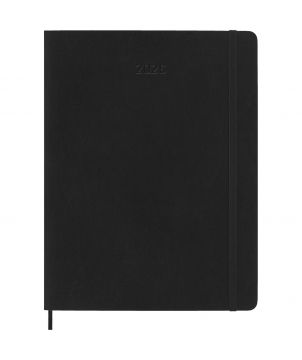 Agenda hebdomadaire XL 12 mois 2026 à couverture souple Moleskine Carnets publicitaire