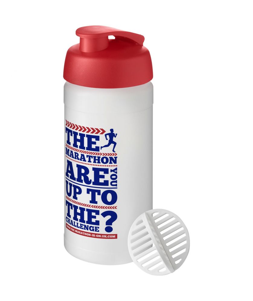 Bouteille shaker personnalisée 500 ml Baseline Plus Bouteilles et gourdes publicitaire