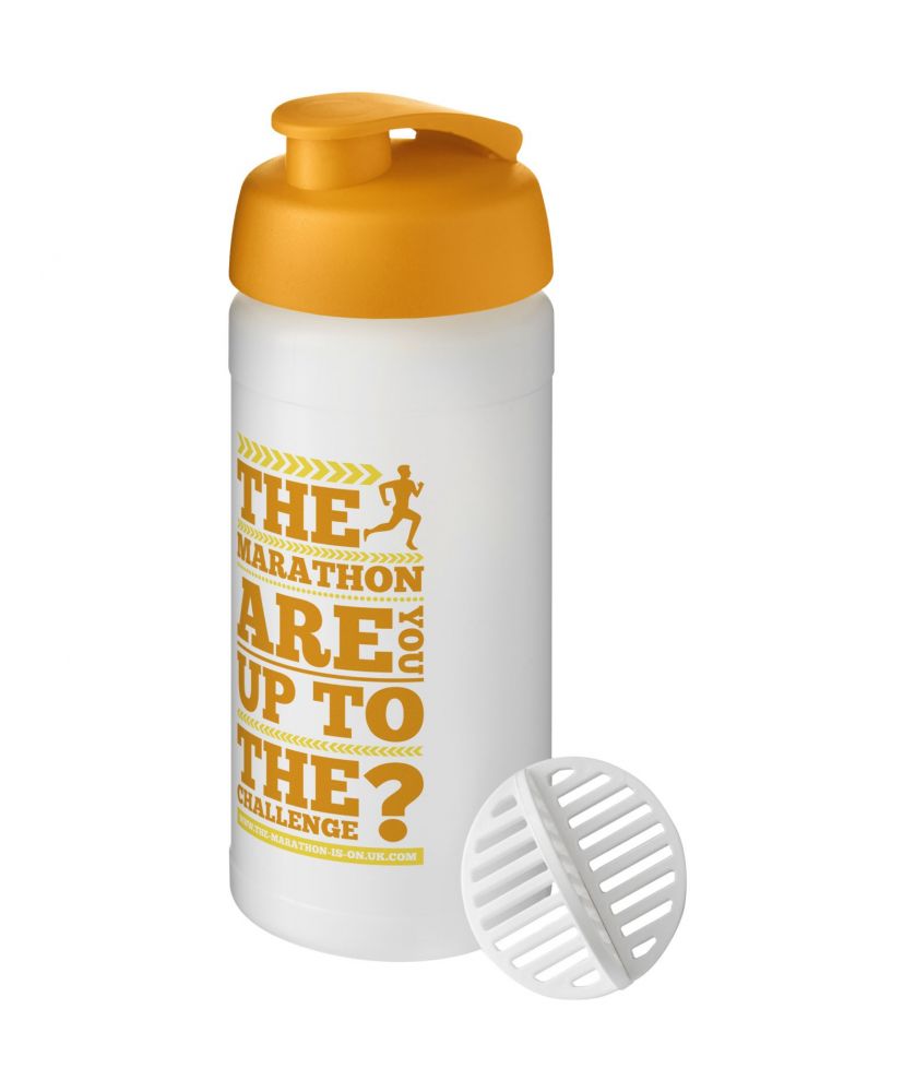 Bouteille shaker personnalisée 500 ml Baseline Plus Bouteilles et gourdes publicitaire