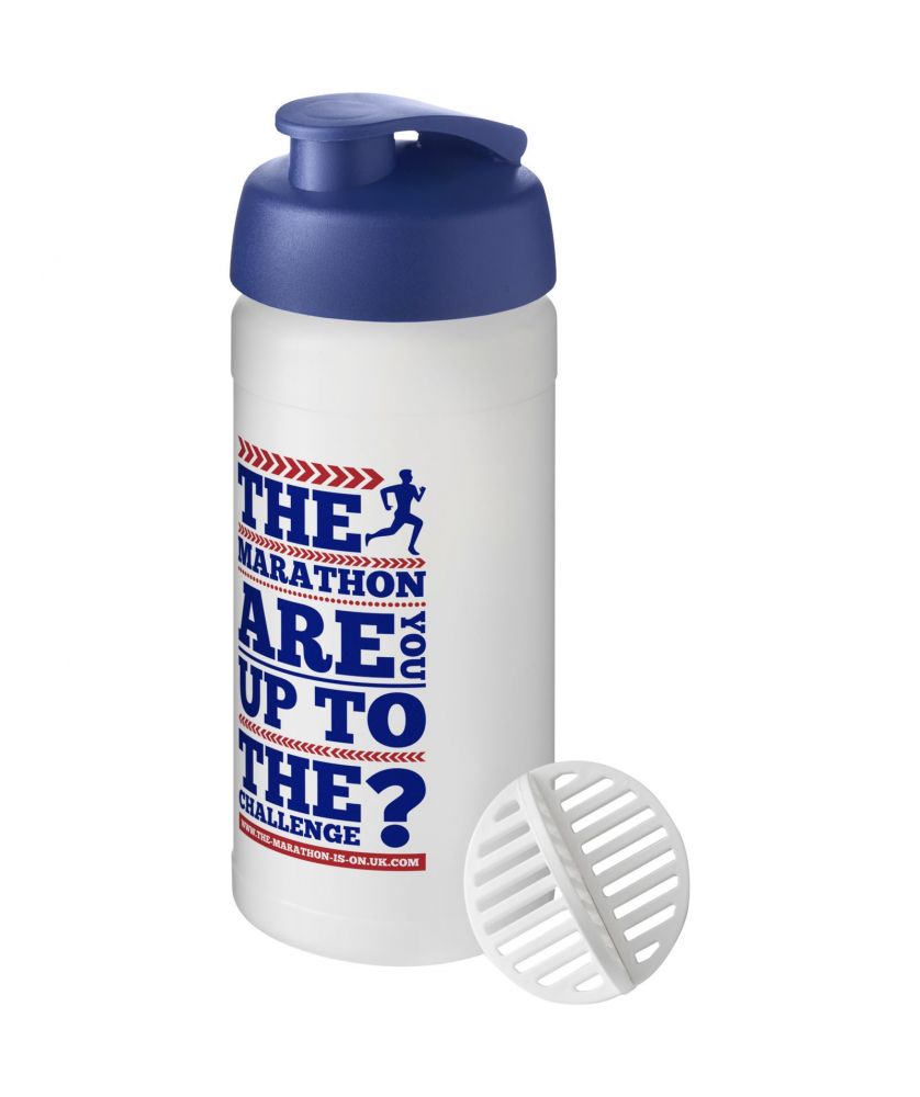 Bouteille shaker personnalisée 500 ml Baseline Plus Bouteilles et gourdes publicitaire