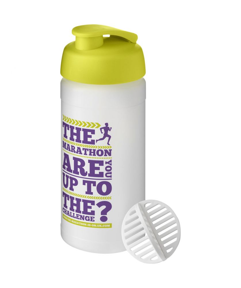 Bouteille shaker personnalisée 500 ml Baseline Plus Bouteilles et gourdes publicitaire