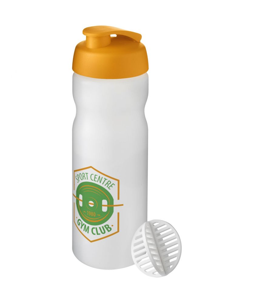 Bouteille shaker personnalisée 650 ml Baseline Plus Bouteilles et gourdes publicitaire