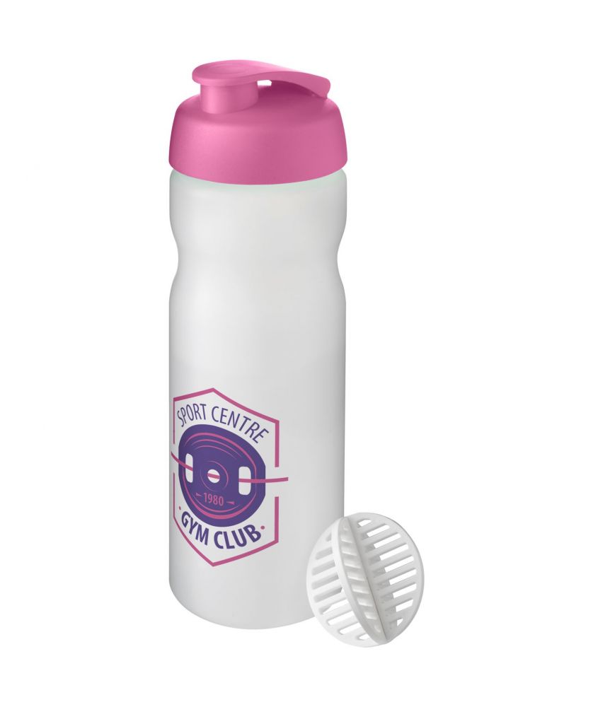 Bouteille shaker personnalisée 650 ml Baseline Plus Bouteilles et gourdes publicitaire