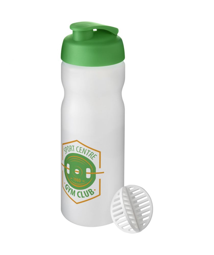 Bouteille shaker personnalisée 650 ml Baseline Plus Bouteilles et gourdes publicitaire