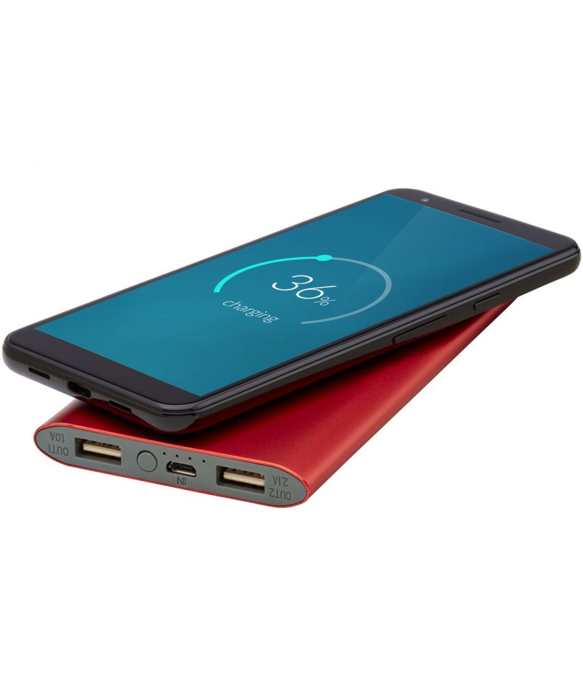 Batterie externe sans fil 8 000 mAh personnalisée Juice Chargeurs et Batteries publicitaire