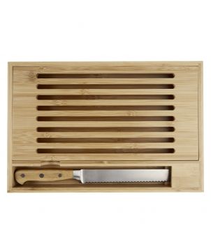 Planche à découper en bambou avec couteau personnalisée Pao Ustensiles de cuisine publicitaire