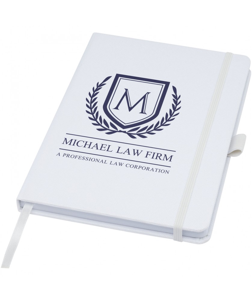 Carnets - Carnet A5 Honua en papier recyclé avec couverture en PET recyclé | PRINTECOM