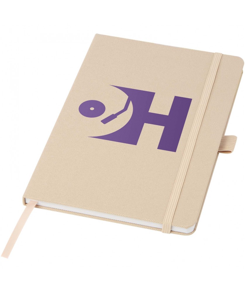 Carnets - Carnet A5 Honua en papier recyclé avec couverture en PET recyclé | PRINTECOM
