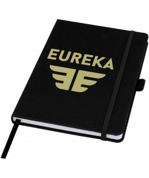 Carnets - Carnet A5 Honua en papier recyclé avec couverture en PET recyclé | PRINTECOM