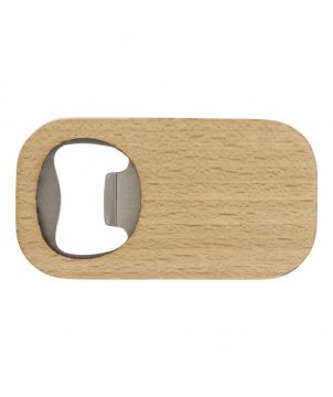 Ouvre-bouteille en bois et inox personnalisé Boemia Accessoires pour Vin et Spiritueux publicitaire