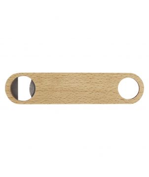 Ouvre-bouteille en bois et inox avec attache personnalisé Origina Accessoires pour Vin et Spiritueux publicitaire