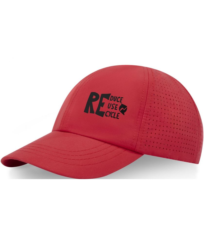 Casquette personnalisée 6 panneaux recyclée GRS Mica Casquettes et Bonnets publicitaire