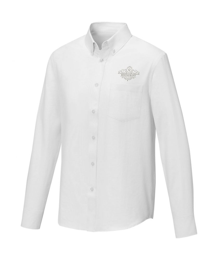 Chemise homme personnalisée manches longues Pollux Textiles mode publicitaire