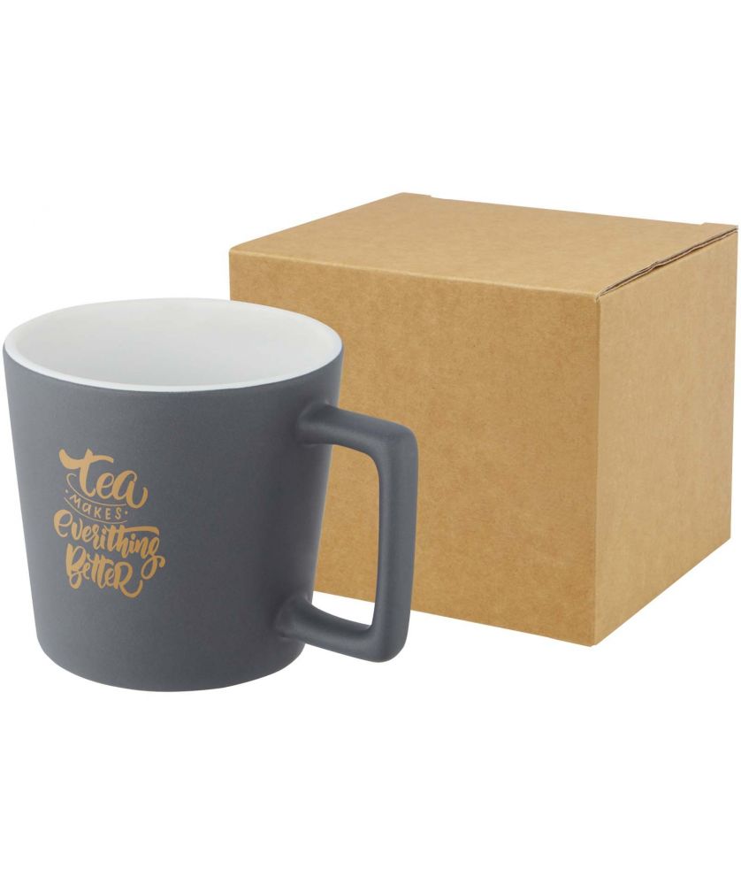 Tasse céramique personnalisée mate 370 ml Cali Gobelets et mugs publicitaire