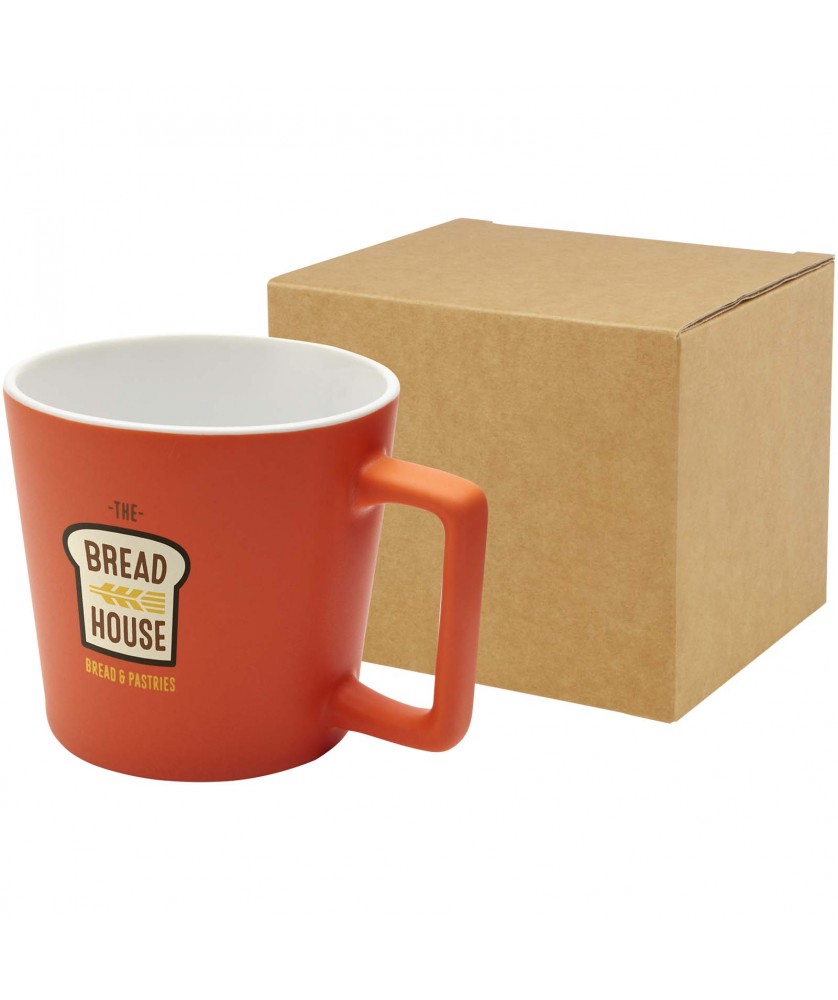 Gobelets et mugs - Tasse Cali de 370 ml en céramique avec finition mate | PRINTECOM