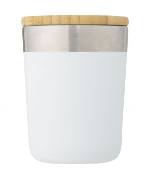 Gobelet isotherme personnalisé inox bambou 330 ml Lagan Mugs isothermes publicitaire