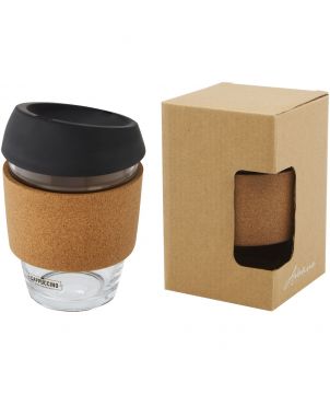 Gobelet personnalisé verre borosilicate 360 ml Lidan Gobelets et mugs publicitaire