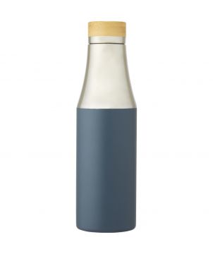 Bouteille isotherme personnalisée inox bambou 540 ml Hulan Bouteilles isothermes publicitaire