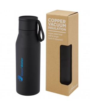Bouteilles isothermes - Bouteille Ljungan de 500 ml en acier inoxydable avec isolation par le vide et couche de cuivre | PRINTECOM