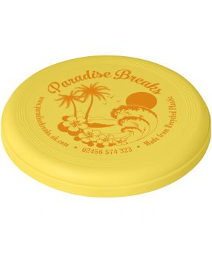 Frisbee en plastique océanique recyclé personnalisé Crest Jeux et Jouets publicitaire
