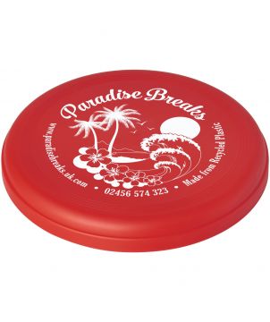 Frisbee en plastique océanique recyclé personnalisé Crest Jeux et Jouets publicitaire