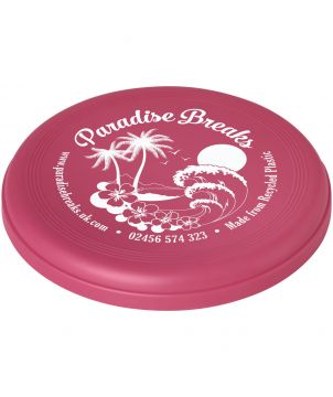 Frisbee en plastique océanique recyclé personnalisé Crest Jeux et Jouets publicitaire
