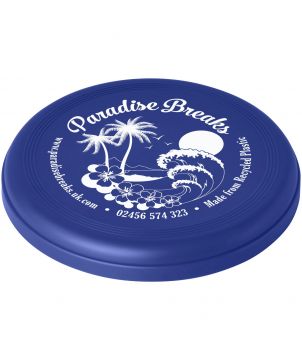 Frisbee en plastique océanique recyclé personnalisé Crest Jeux et Jouets publicitaire
