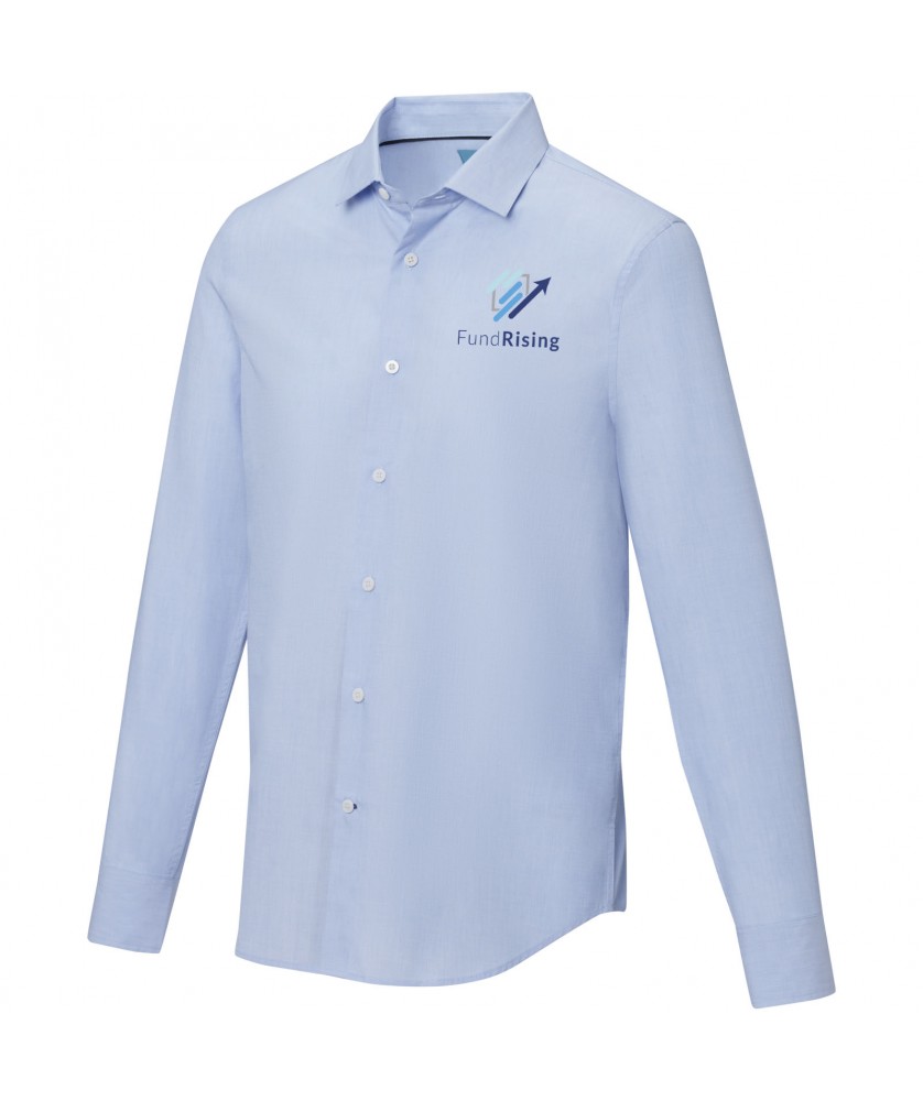 Textiles mode - Chemise Cuprite à manches longues pour homme | PRINTECOM