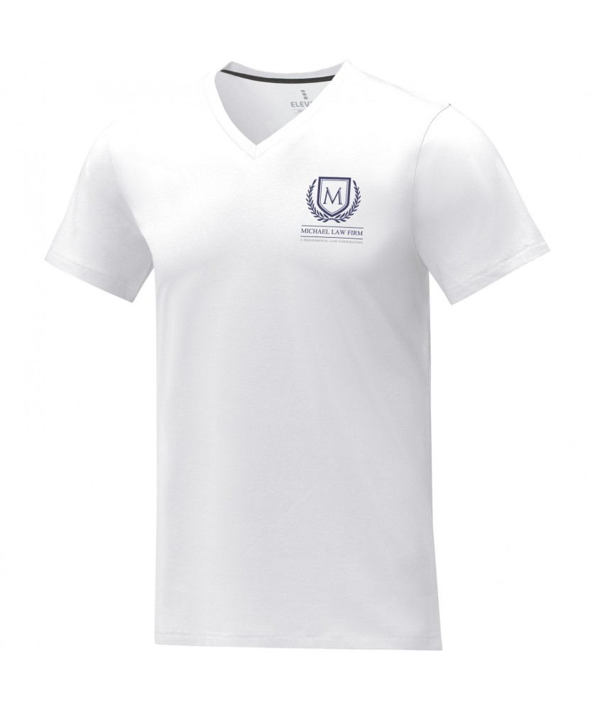 T-Shirts - T-shirt Somoto manches courtes col V homme | PRINTECOM