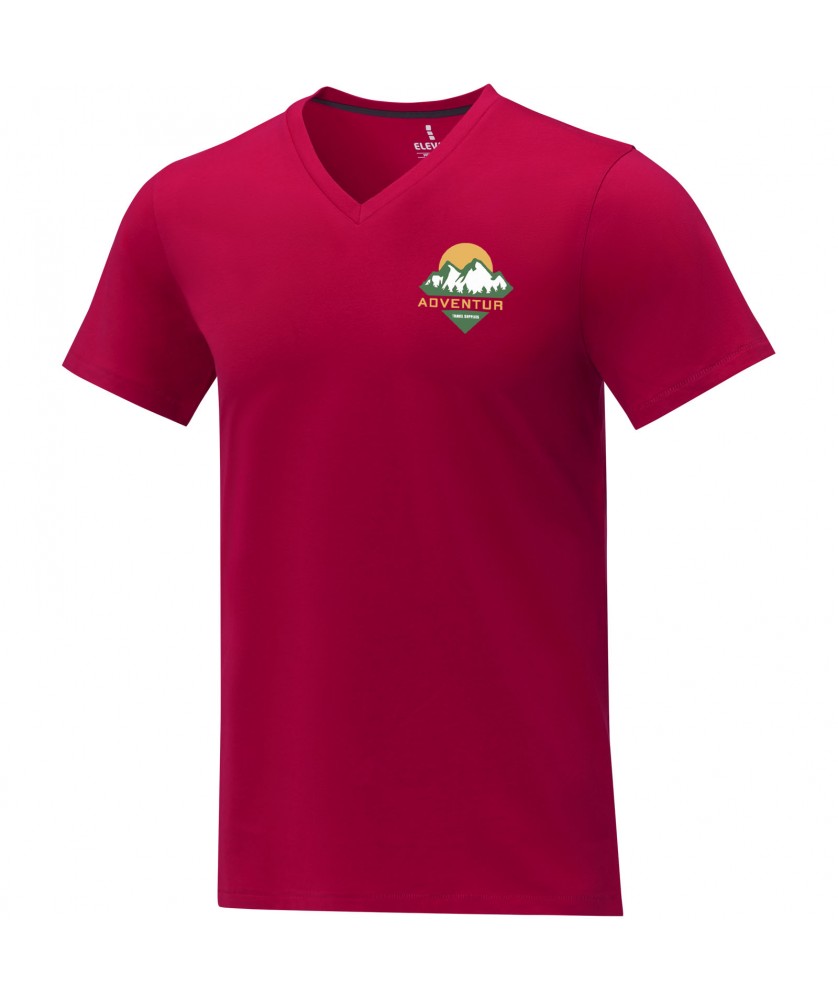 T-Shirts - T-shirt Somoto manches courtes col V homme | PRINTECOM