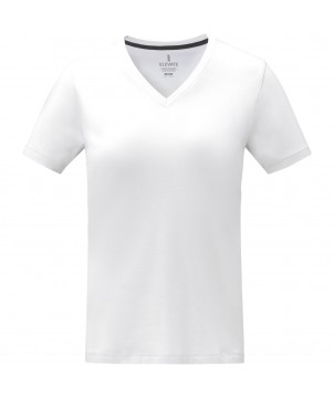 T-Shirts - T-shirt Somoto manches courtes col V femme | PRINTECOM
