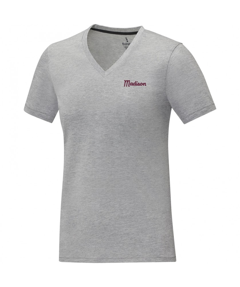 T-Shirts - T-shirt Somoto manches courtes col V femme | PRINTECOM