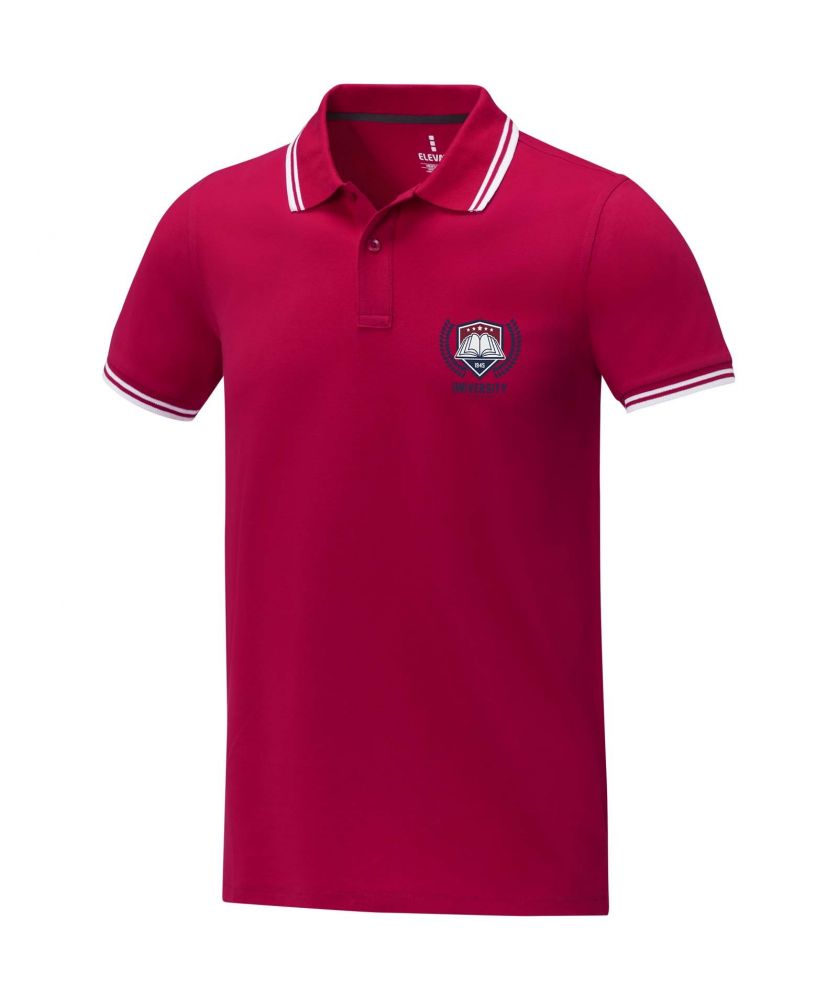 Polo homme personnalisé maille piquée 200 g Amarago Textiles mode publicitaire